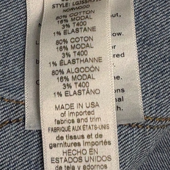 FRAME Le Garcon Mid Rise Relaxed Straight Leg Released Raw Hem Blue Jean Size 31 - Picture 9 of 13